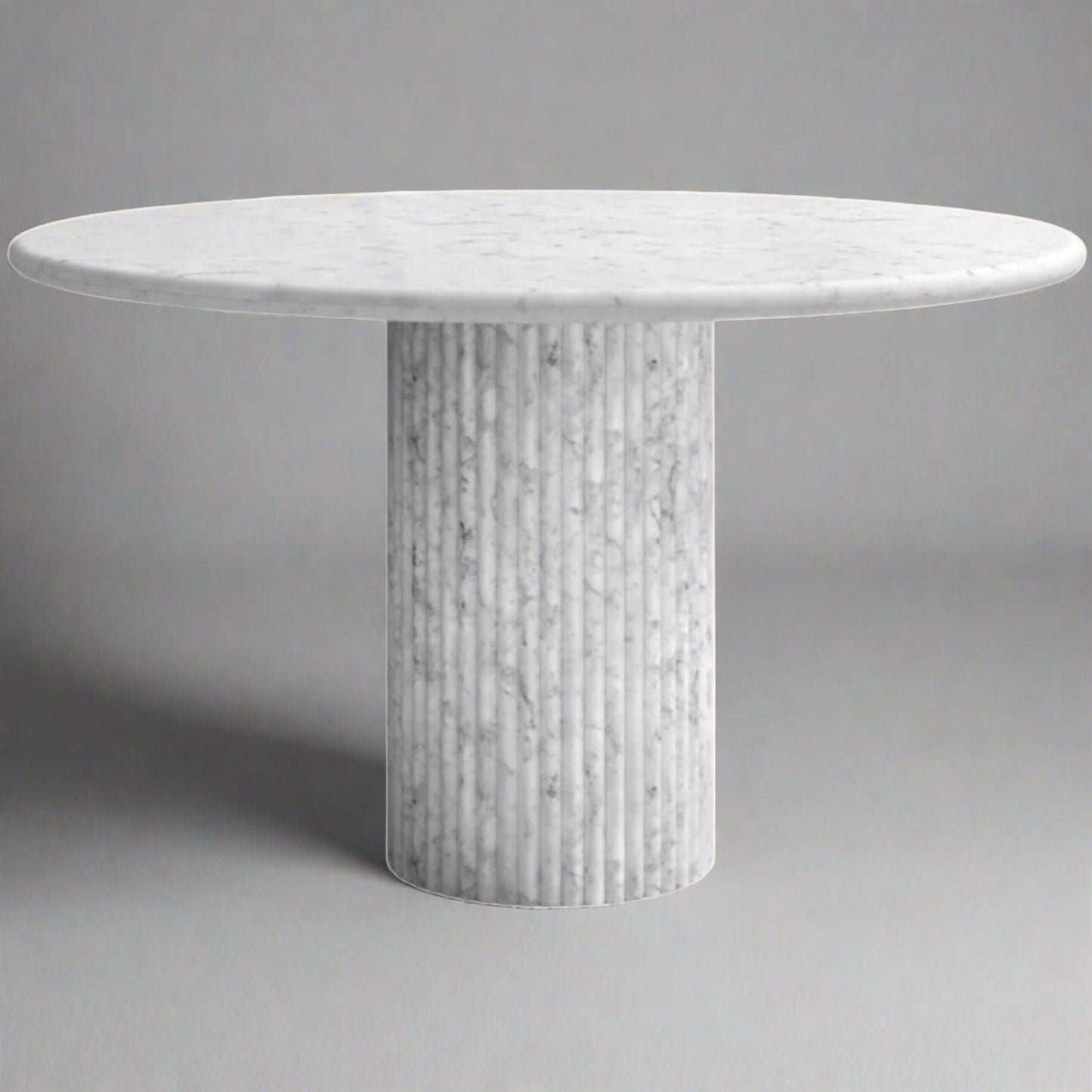 DOMINIO CARRARA WHITE MARBLE DINING TABLE- CASA DI ANDI