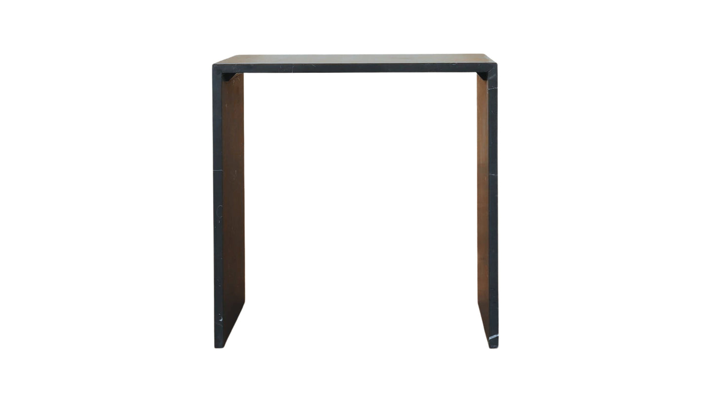 BLACK MARQUINA CONSOLE TABLE  FRONT - CASA DI ANDI